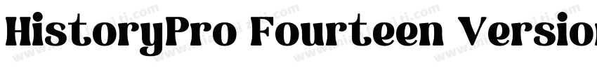 HistoryPro Fourteen Version字体转换